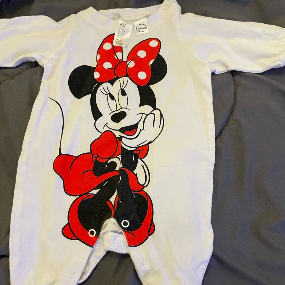 Baby girl mini mouse once piece
